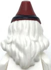 Lego New White Minifigure Hair Combo Hat with Hair Long and Wavy Piece