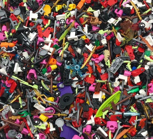 LEGO 100 NEW LEGO MINIFIGURE ACCESSORIES TOOLS WEAPONS UTENSILS MORE